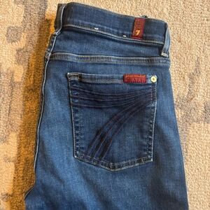7 For All Mankind Women's Blue Jeans